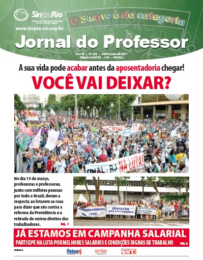 Jornal do Professor – Ano 58 – nº 232 – Março e Abril de 2017