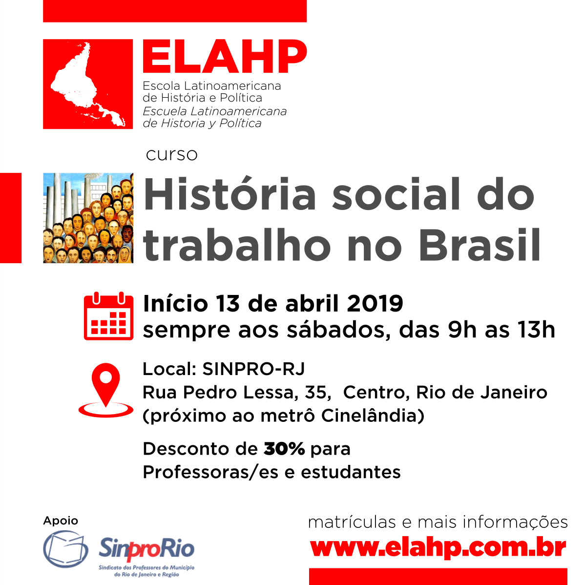 Curso História social do Trabalho no Brasil
