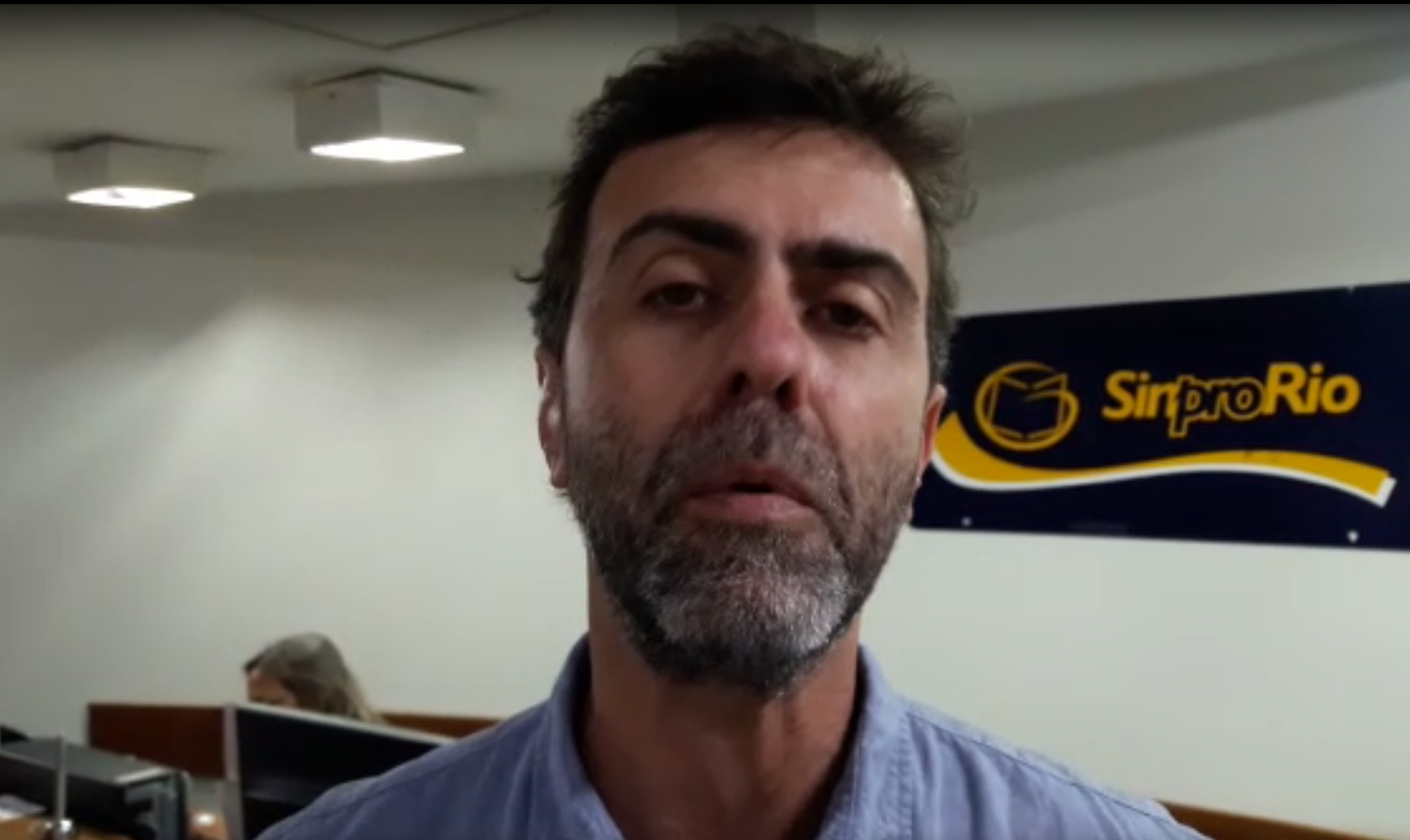Debate sobre a Previdência – Sinpro-Rio recebe deputado federal Marcelo Freixo