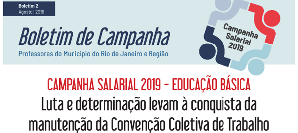Boletim Campanha Salarial – Ed Básica 2019