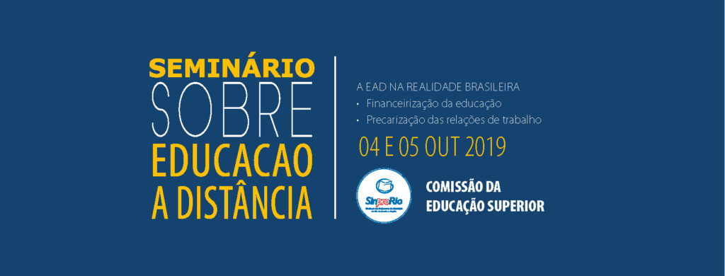 Seminário debate EAD na realidade brasileira e reúne interessados no tema