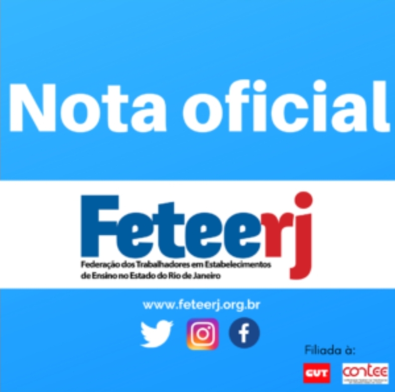 Nota de Repúdio da FETEERJ à MP de Bolsonaro que permite redução salarial