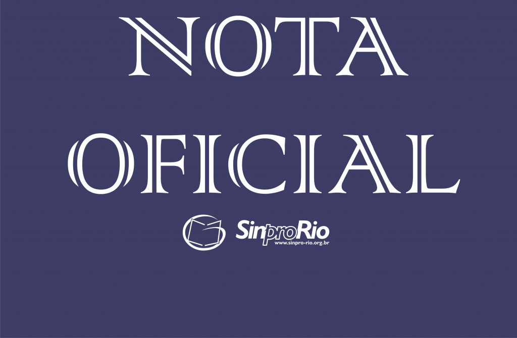 Nota política do Sinpro-Rio sobre a situação de emergência de saúde no Rio de Janeiro