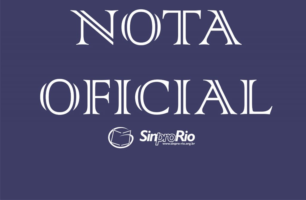 NOTA DO SINPRO-RIO À SOCIEDADE (18/09/20)
