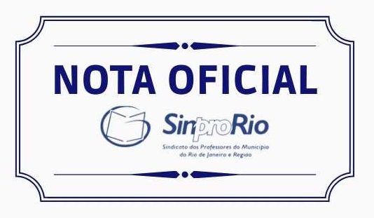 Nota oficial Sinpro-Rio: mensalidade social