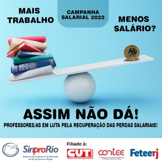 Sinpro-Rio, Feteerj e demais Sinpros lançam Campanha Salarial 2022