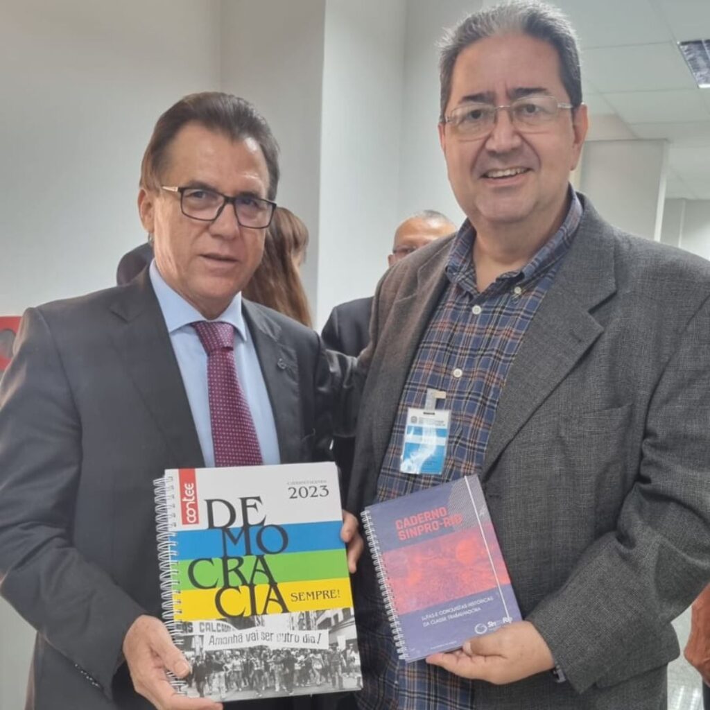 Sinpro-Rio encontra ministro do Trabalho e Emprego, Luiz Marinho