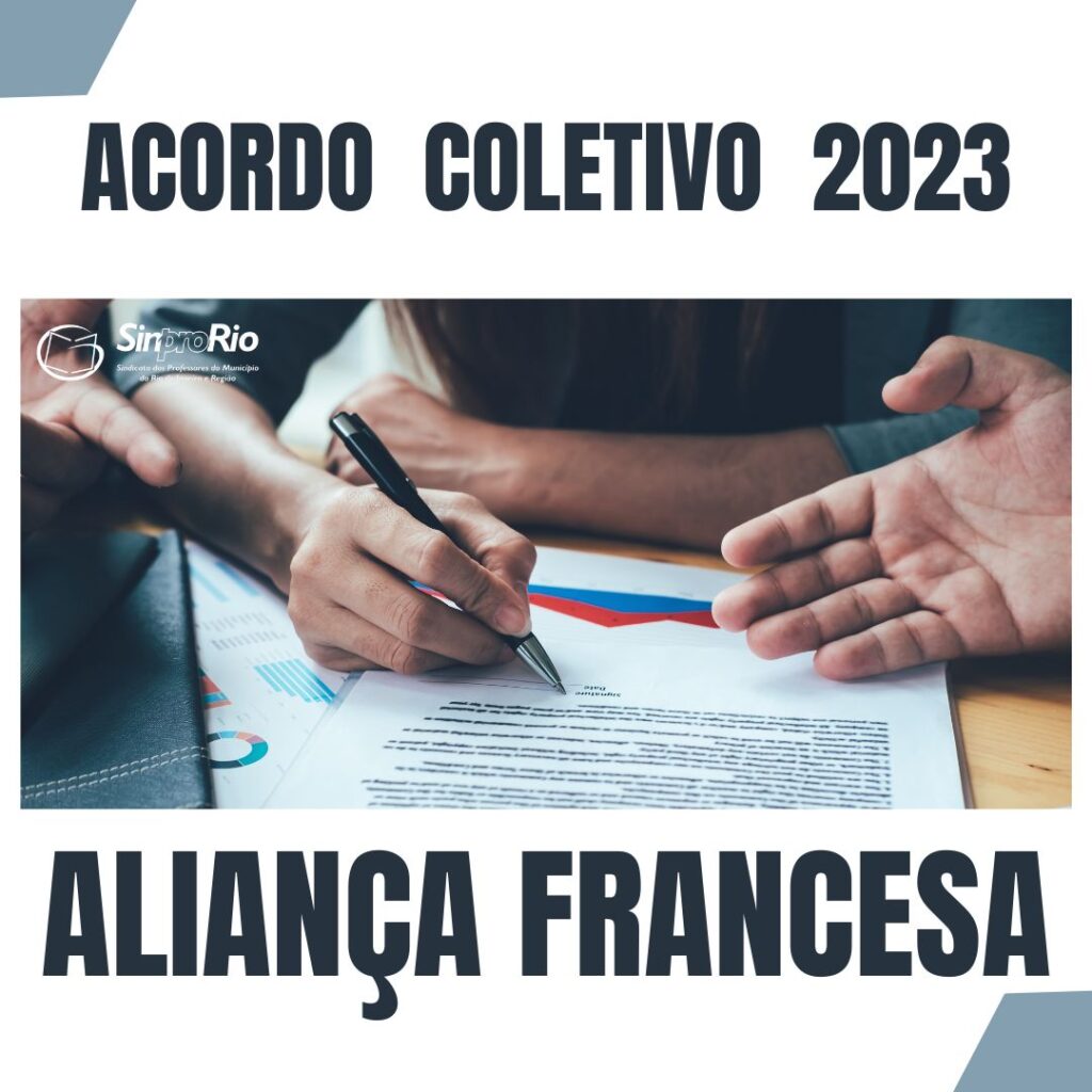 Assinado Acordo Coletivo 2023 da Aliança Francesa