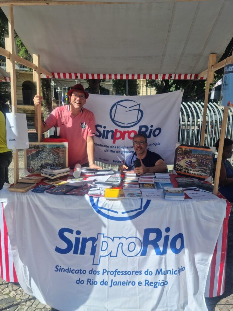 Sinpro-Rio participa da Feira de Comunicação Sindical e Popular