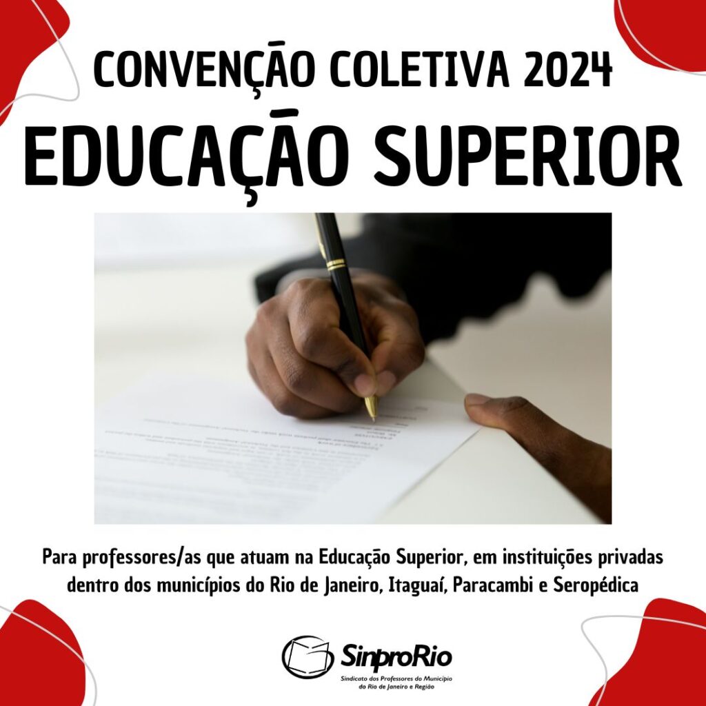 Camp. Salarial: assinada Convenção Coletiva (CCT) da Educação Superior 2024