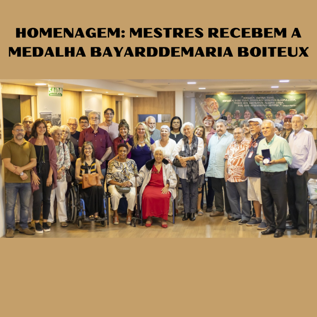 HOMENAGEM: MESTRES RECEBEM A MEDALHA BAYARD DEMARIA BOITEUX